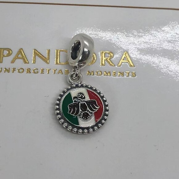 Pandora Jewelry - 🌞📖Pandora Bandera Mexico Aguila Real Charm Mexico Flag Charm
